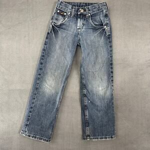 Wrangler 20X Jeans‎ Boys Youth Straight Leg Embroidered Western Cowboy 8 SLIM